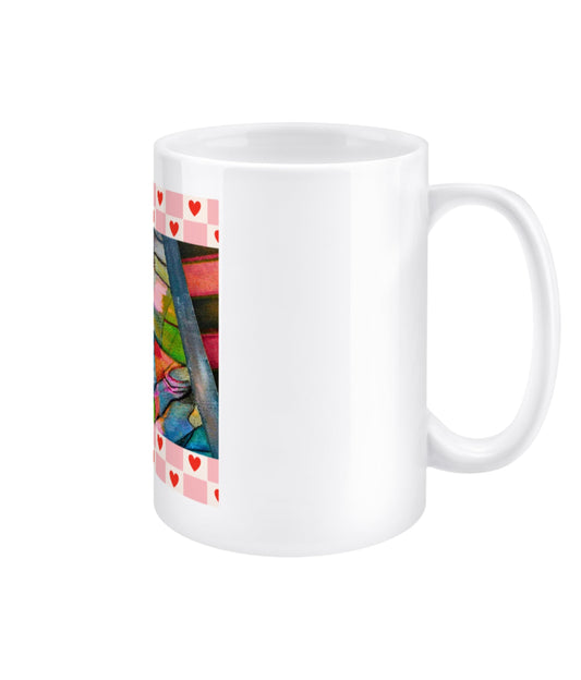 15oz Mug Pink and Sweet Chaos at King's Cross
