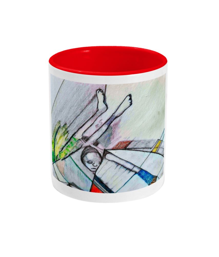 The Carving ( demonization ) Two Toned Mug