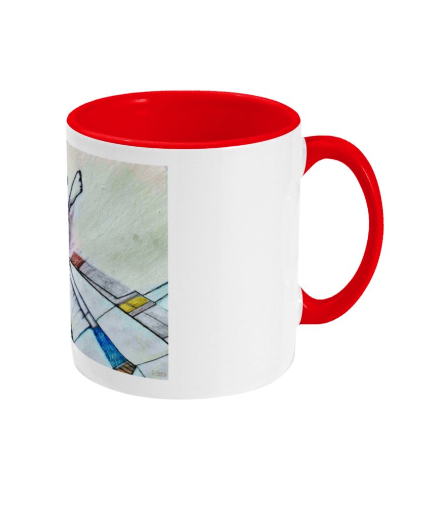 The Carving ( demonization ) Two Toned Mug