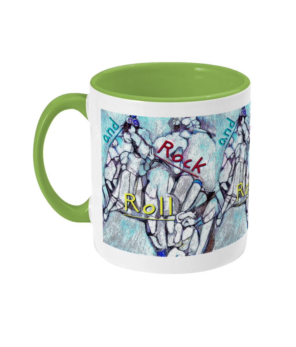 Two Toned Mug - Rock and Roll