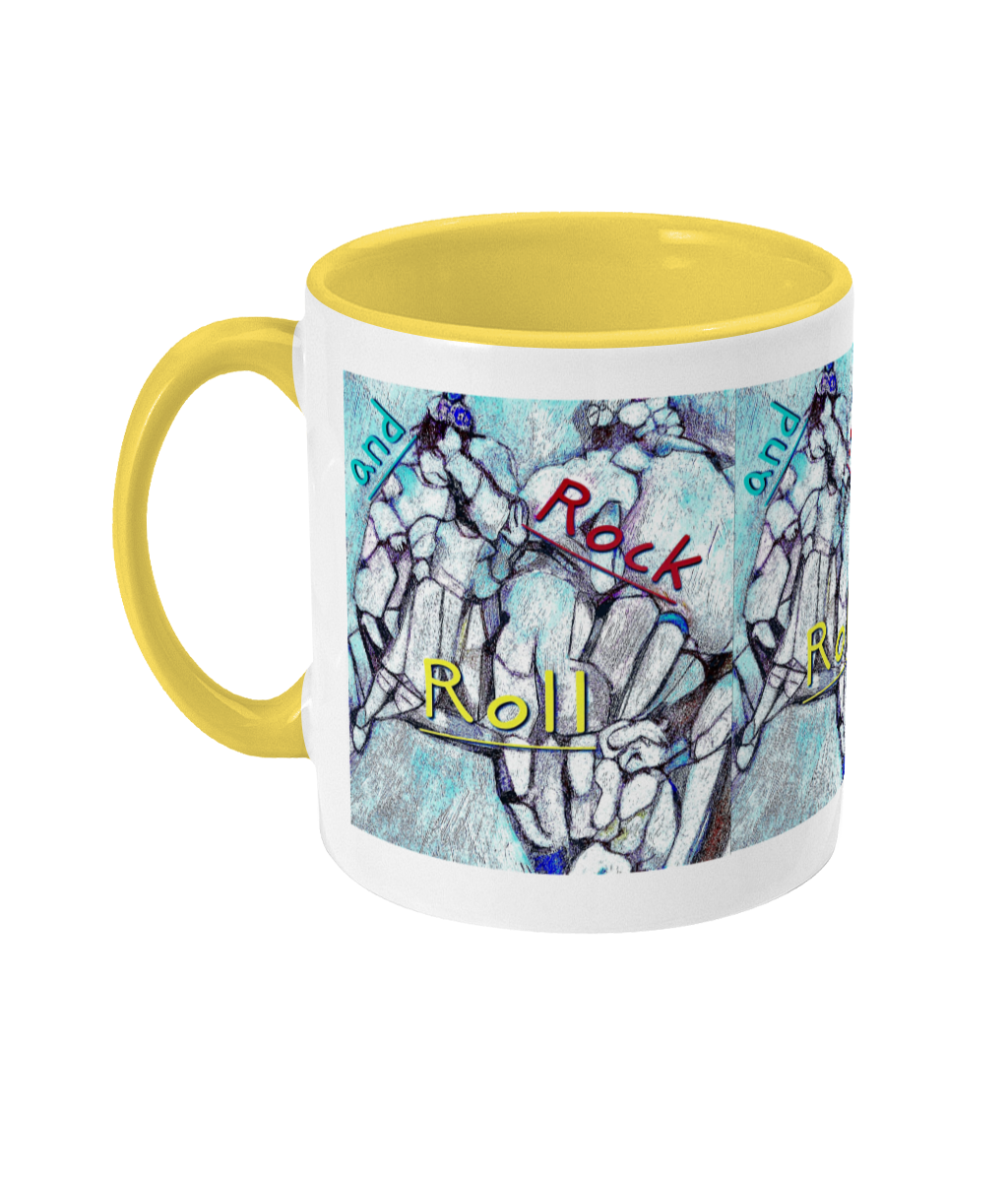 Two Toned Mug - Rock and Roll