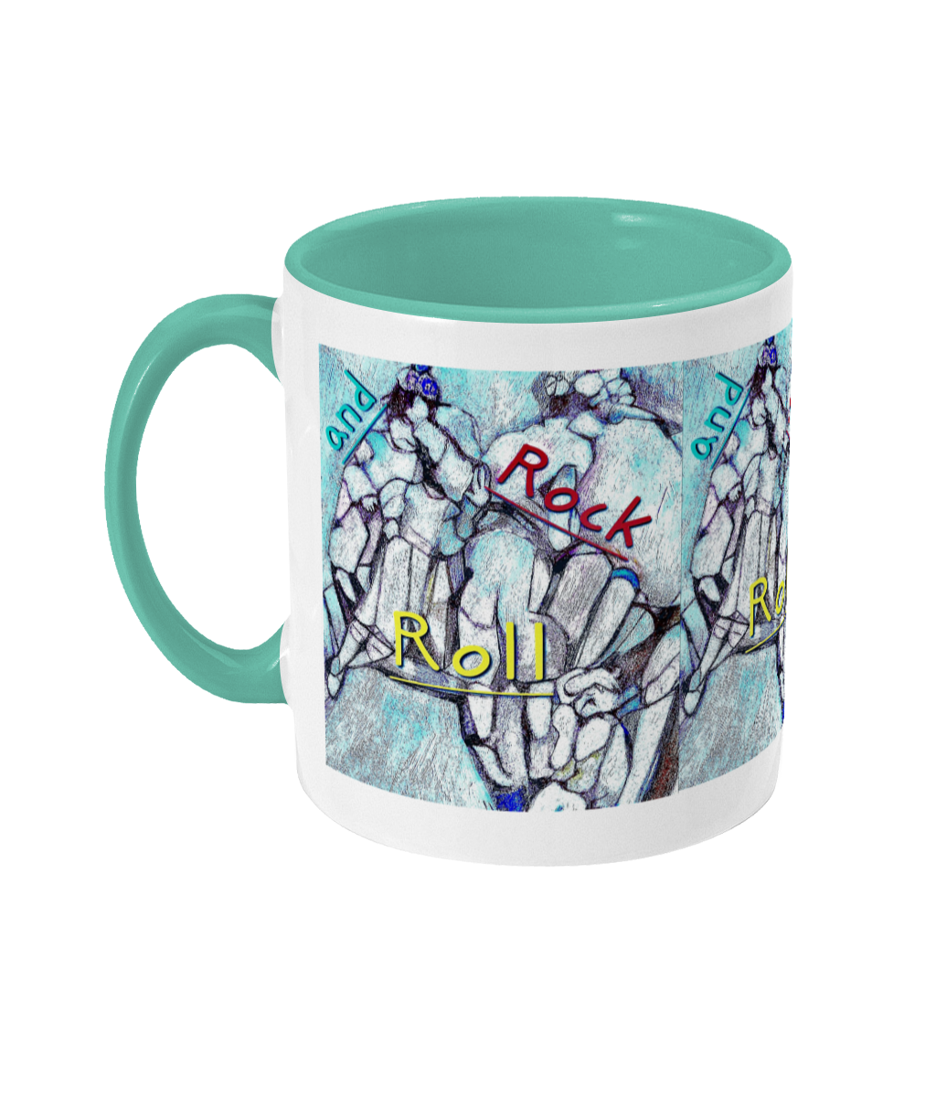 Two Toned Mug - Rock and Roll