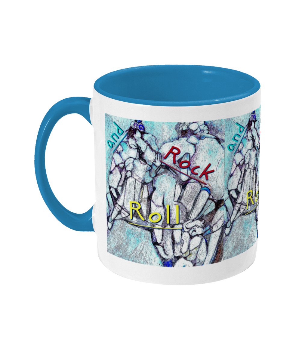 Two Toned Mug - Rock and Roll