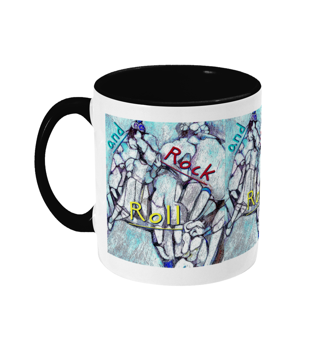 Two Toned Mug - Rock and Roll