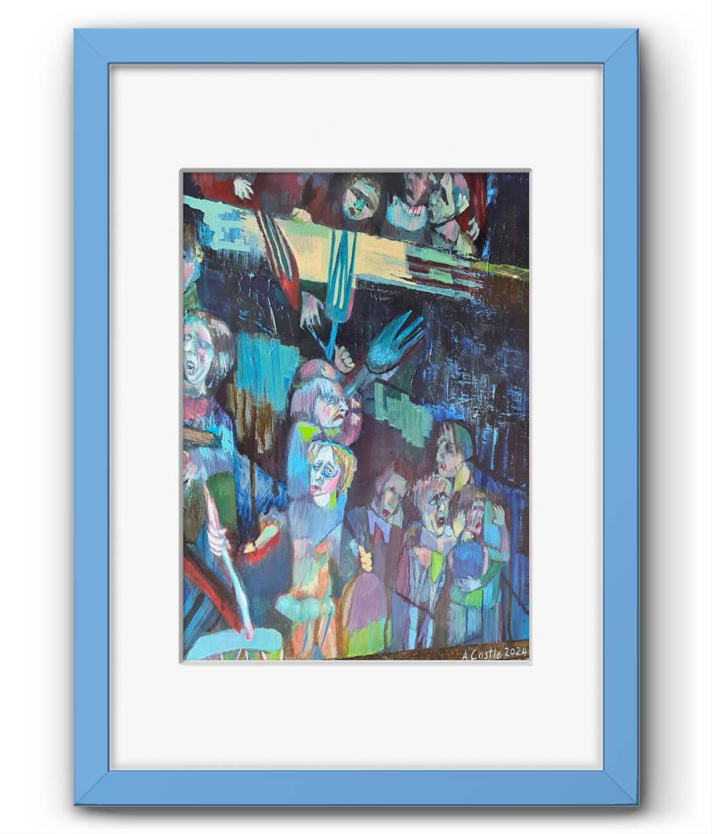 Framed & Mounted - A3