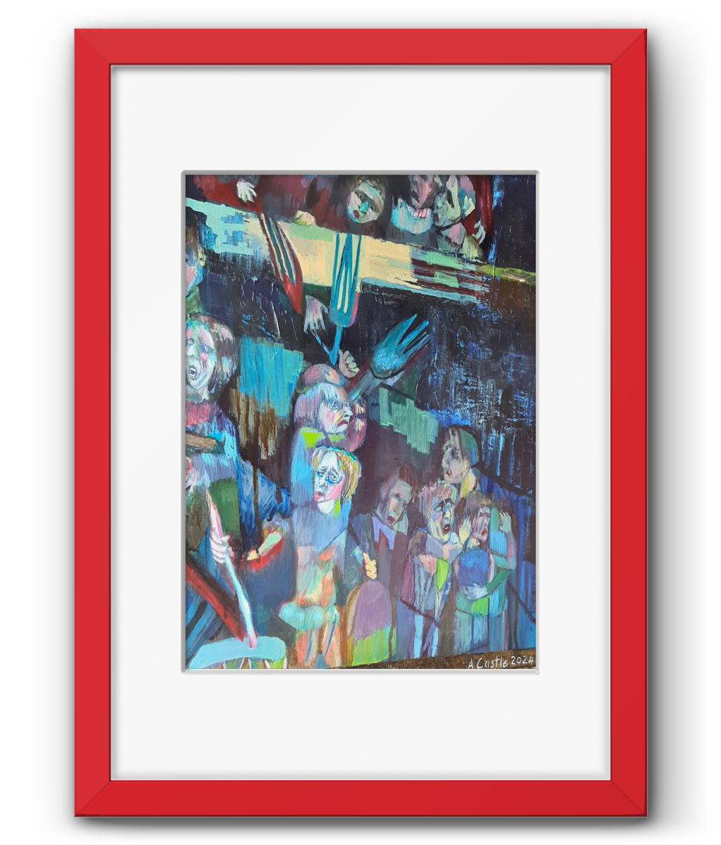 Framed & Mounted - A3