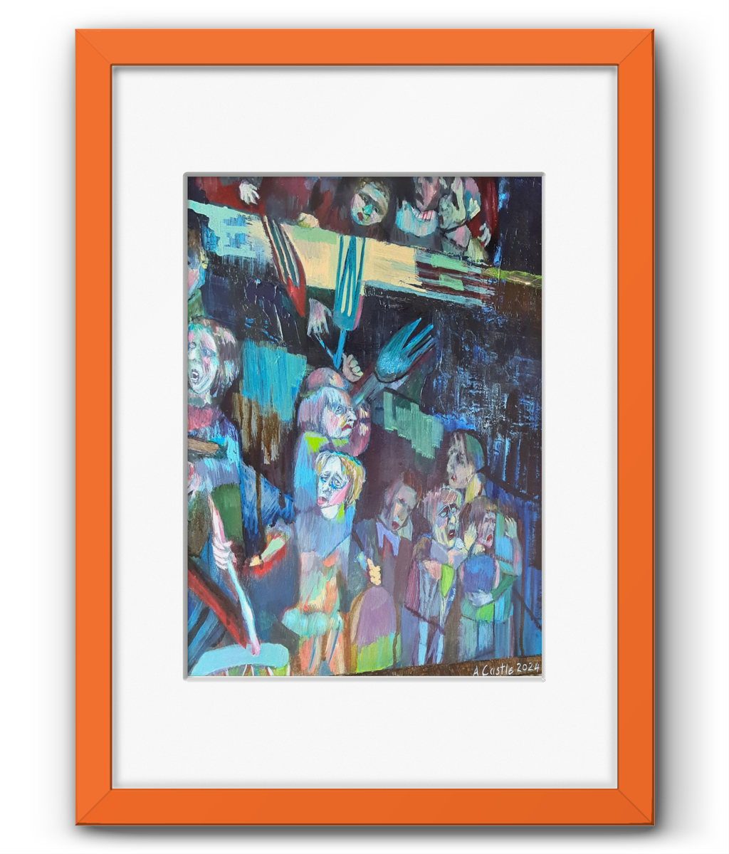 Framed & Mounted - A3