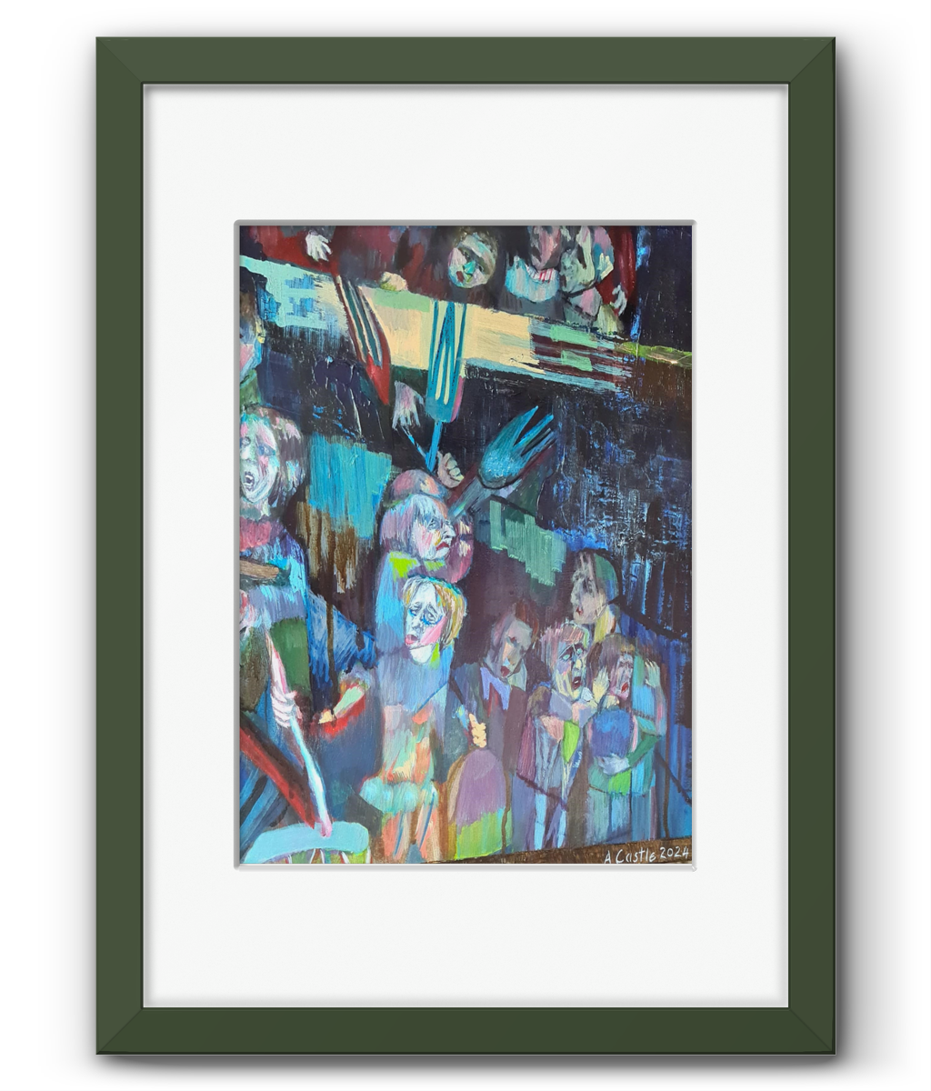 Framed & Mounted - A3